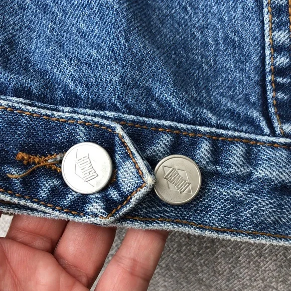 Like new! - Vintage BONGO 100% Cotton Denim Jean Jacket - Made in the USA - Picture 5 of 10